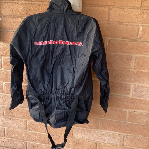Motoboss Waterproof Men's Small Adjustable Riding Jacket - Picture 5 of 13